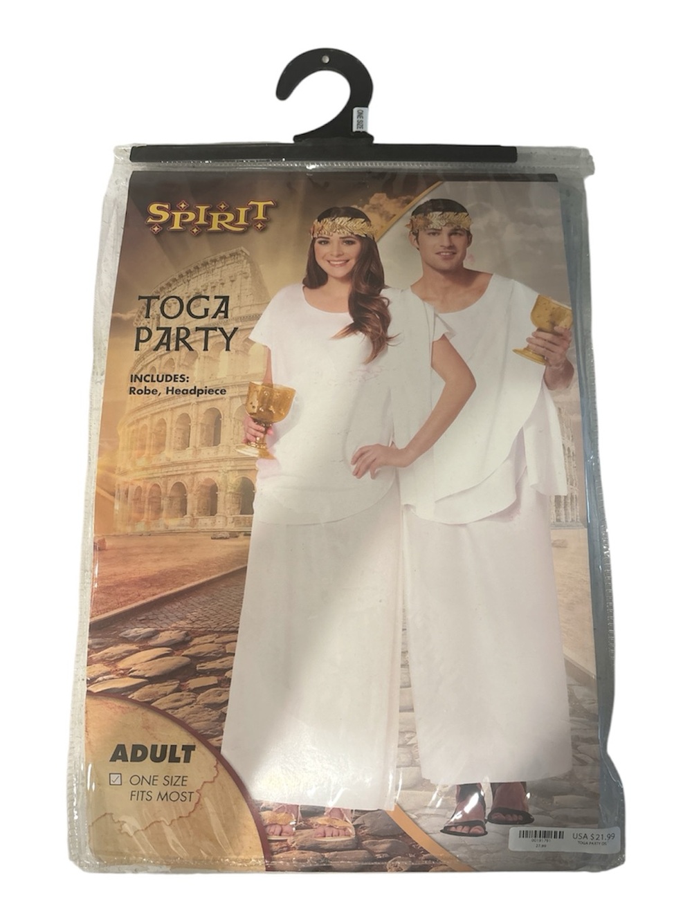 Spirit Halloween Toga Party Costume White